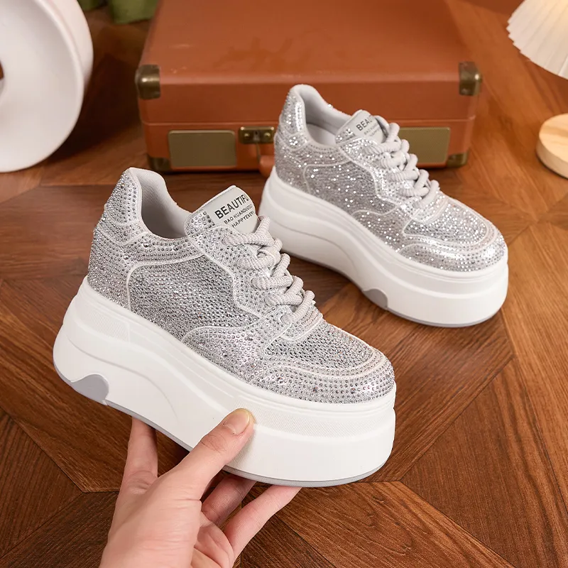 Milan Love Song Anti Slip And Wear Resistant Height Increasing Low Top Casual Shoes Women's-1