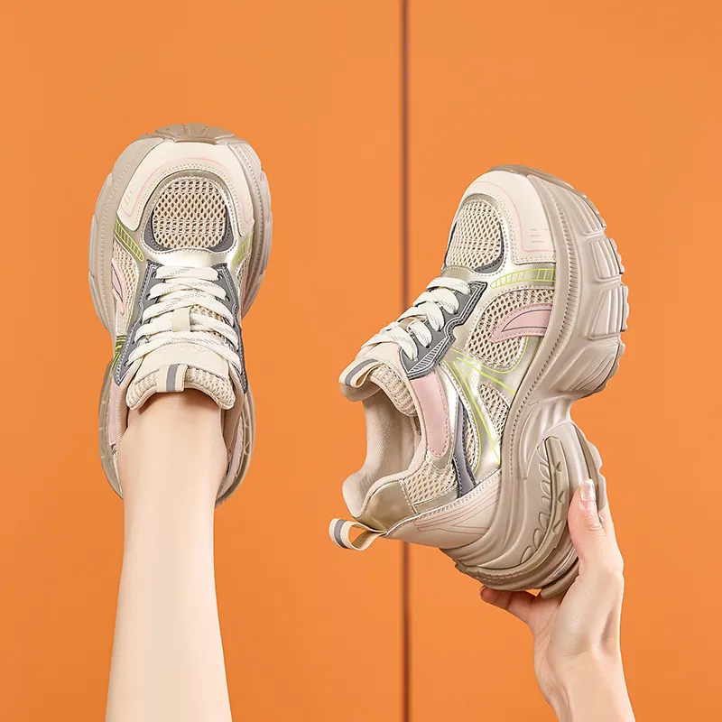 Milan Love Song Cushioning, Slip Resistant, And Abrasion Resistant Low Top Chunky Sneakers Women's-16