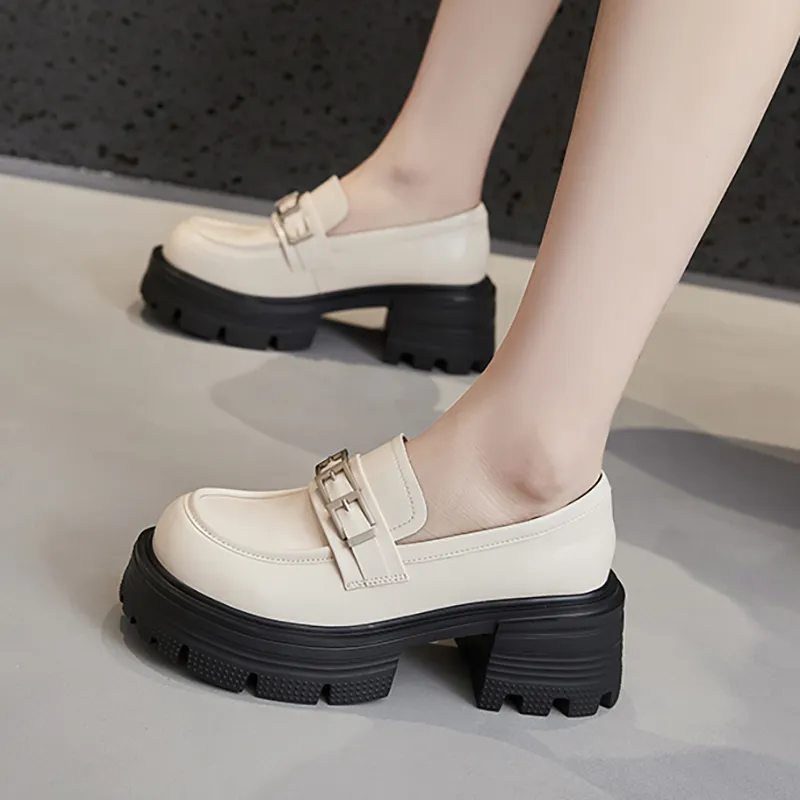 Milan Love Song Loafers 5cm Women's-7