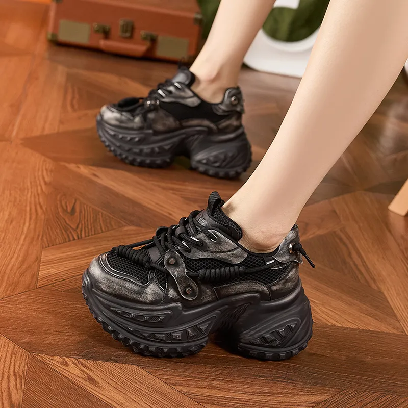 Milan Love Song Low Top Chunky Sneakers Women's-5