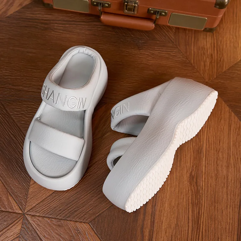 Milan Love Song Rubber Sole Slip Resistant Abrasion Resistant Cushioning Slide Slippers Women's-15