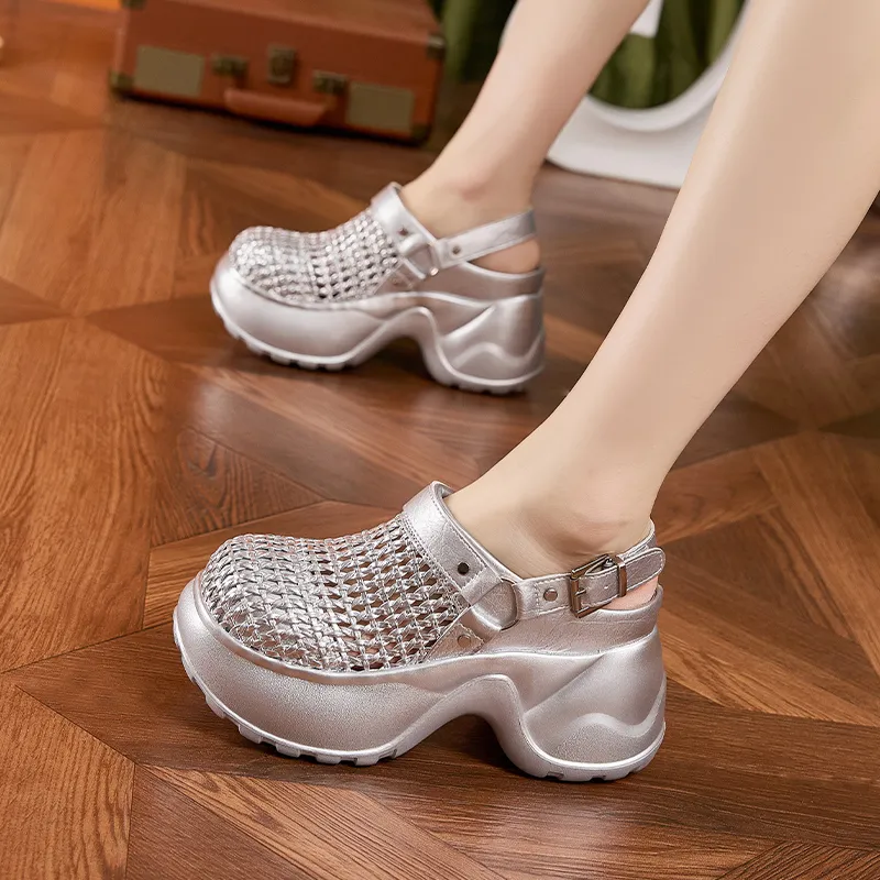 Milan Love Song Casual Single Shoes 9cm Women's-3