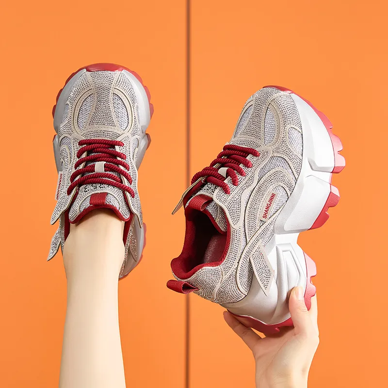 Milan Love Song Low Top Chunky Sneakers Women's-4