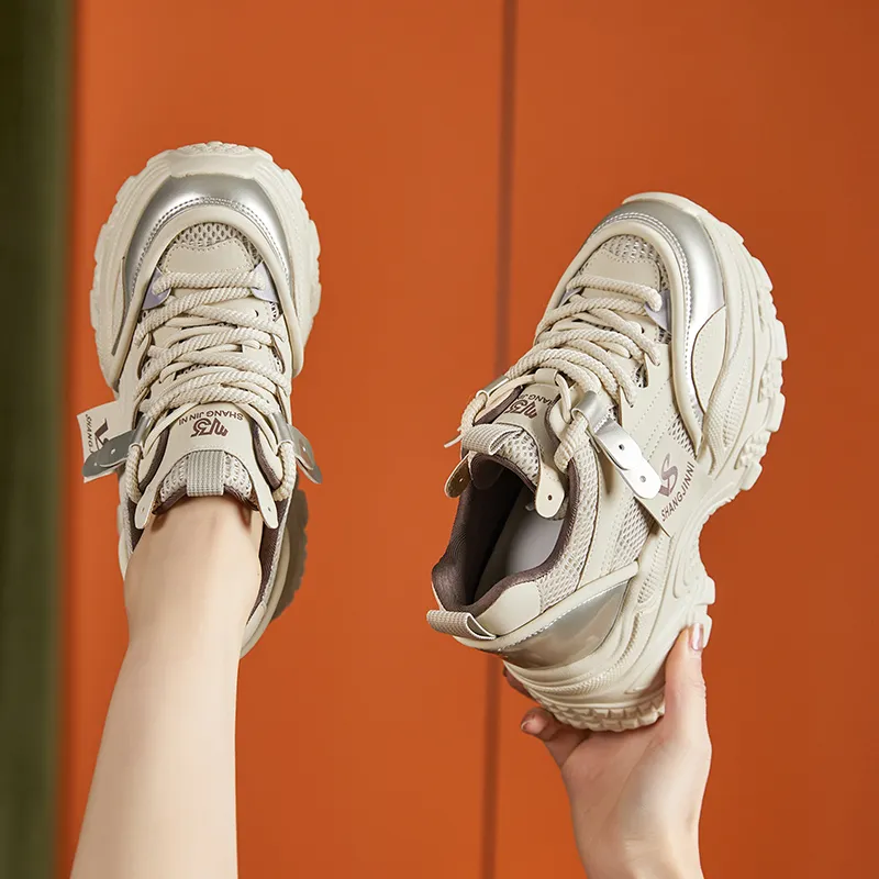 Milan Love Song Low-Top Chunky Sneakers Women's-1