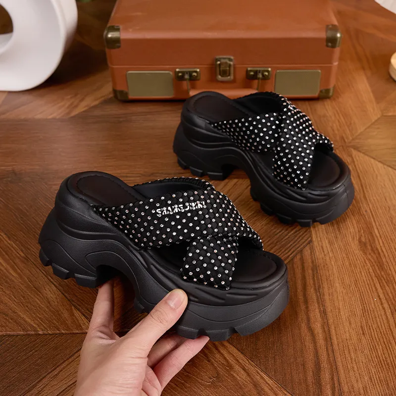 Milan Love Song Slip Resistant Abrasion Resistant Cushioning Slide Slippers Women's-5