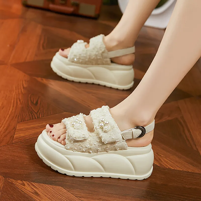 Milan Love Song Roman Sandals 7.5cm Women's-13