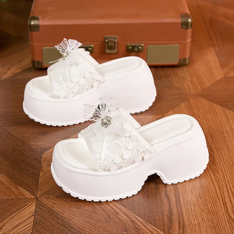 Milan Love Song Rubber Foam Outsole Slip Resistant Abrasion Resistant Cushioning Slide Slippers Women's-1