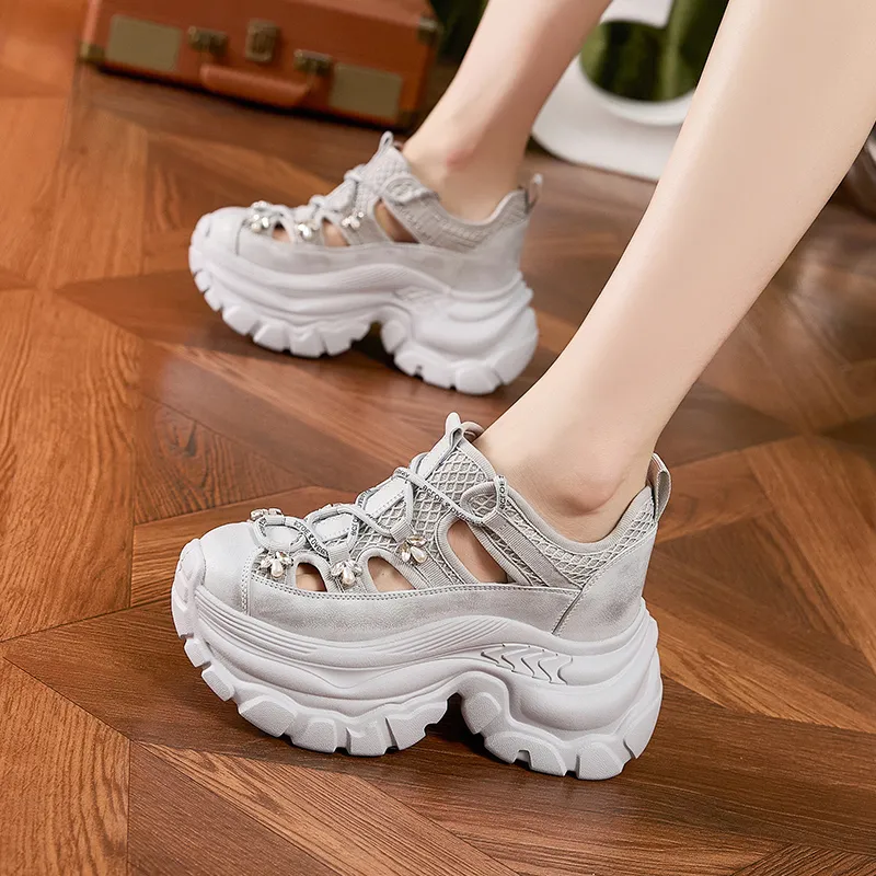 Milan Love Song Anti Slip Wear Resistant Low Top Chunky Sneakers Women's-13