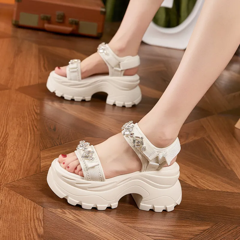 Milan Love Song One Strap Sandals 8.5cm Women's-10