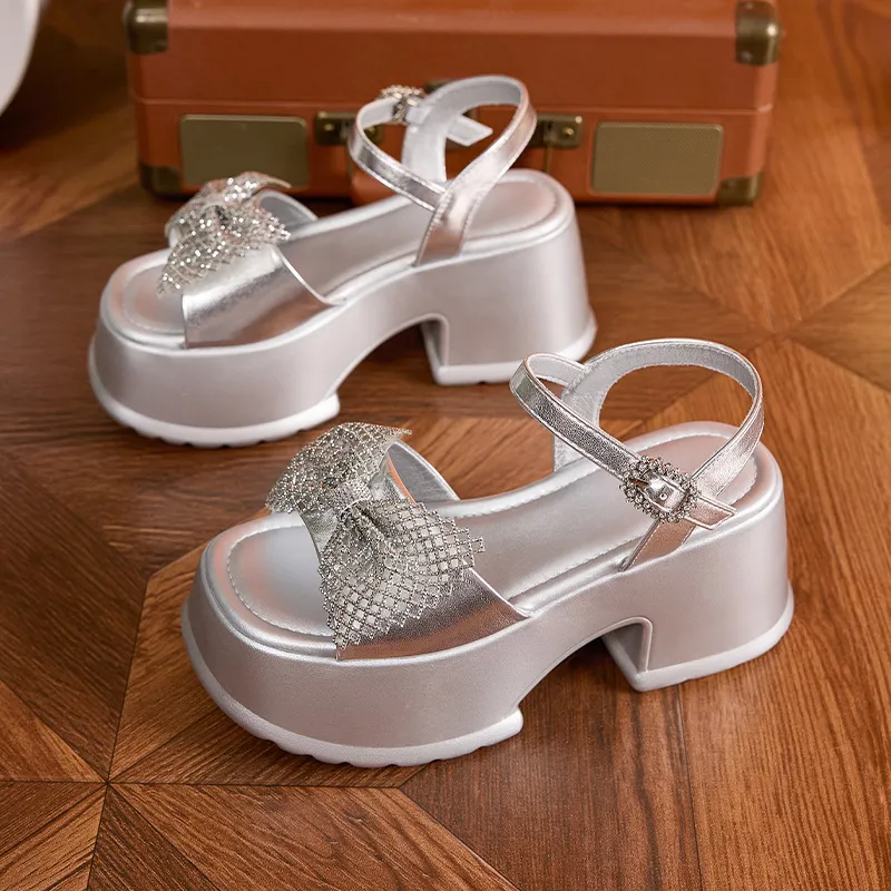 Milan Love Song One Strap Sandals 8.5cm Women's-7