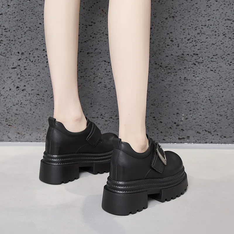 Milan Love Song Ballet Flats Chunky Heel High Heels Women's-10