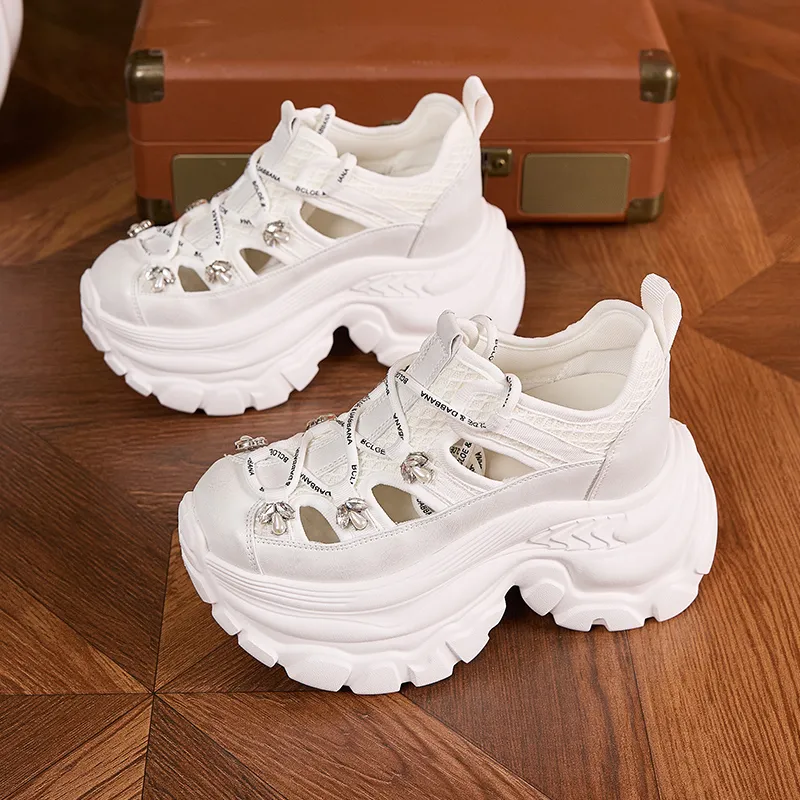 Milan Love Song Anti Slip Wear Resistant Low Top Chunky Sneakers Women's-2