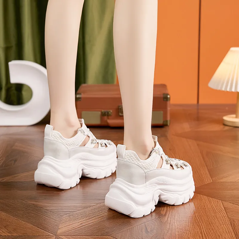 Milan Love Song Anti Slip Wear Resistant Low Top Chunky Sneakers Women's-5