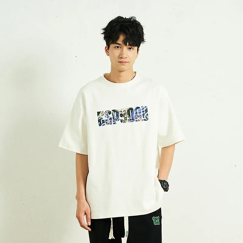 ESPY Drop Shoulder Sleeve T Shirt Unisex-12