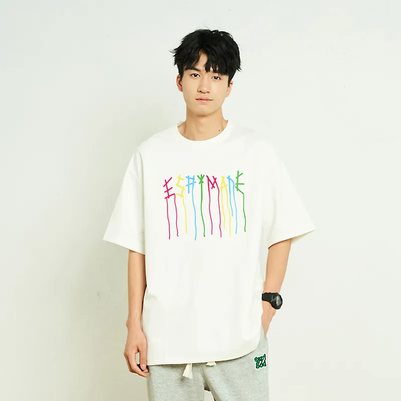 ESPY Drop Shoulder Sleeve T Shirt Unisex-14