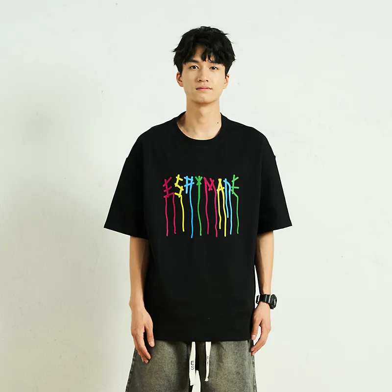 ESPY Drop Shoulder Sleeve T Shirt Unisex-2