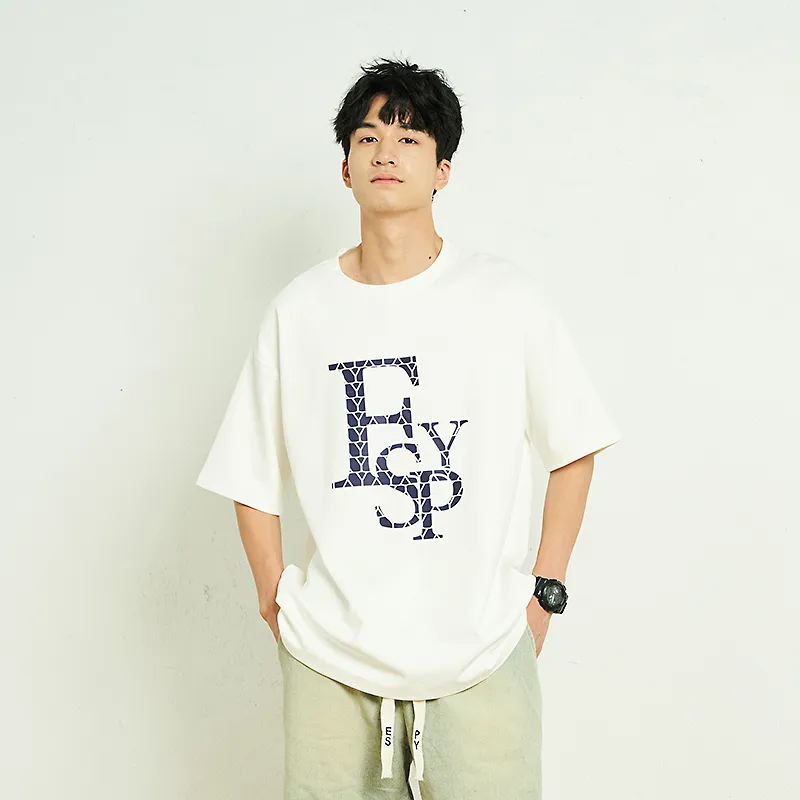 ESPY Drop Shoulder Sleeve T Shirt Unisex-12
