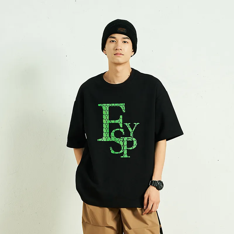 ESPY Drop Shoulder Sleeve T Shirt Unisex-2