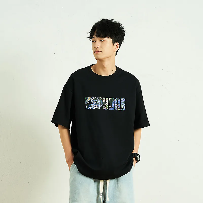 ESPY Drop Shoulder Sleeve T Shirt Unisex-2
