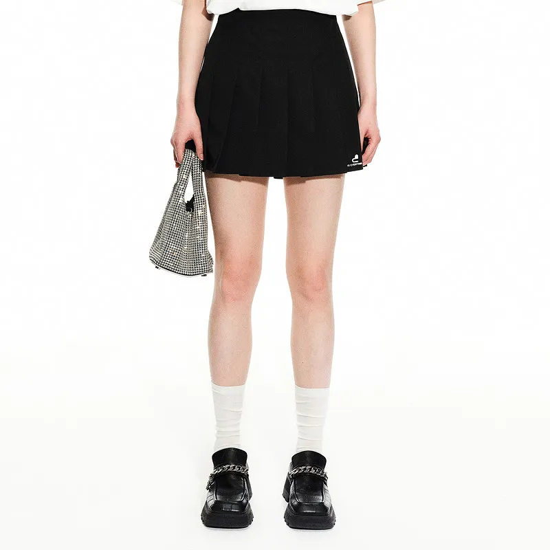 D'zzit Casual Short Skirts Women's Black-4