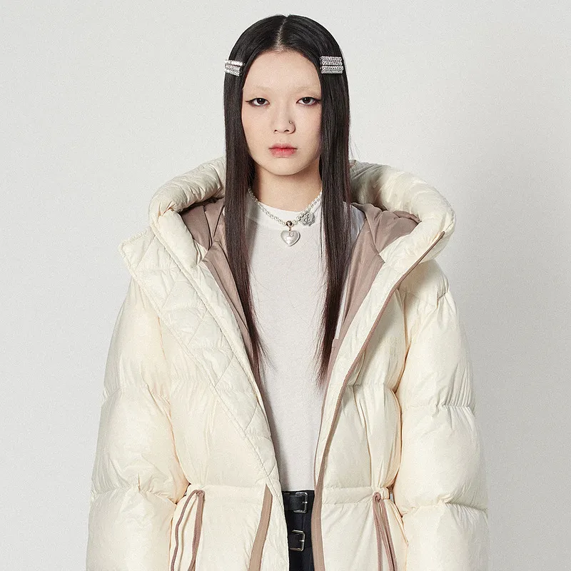 D'zzit Down Jackets Unisex White-4
