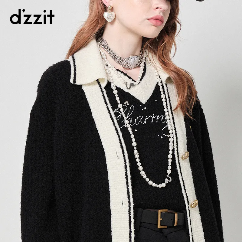 D'zzit Knitwear Women's Black-2