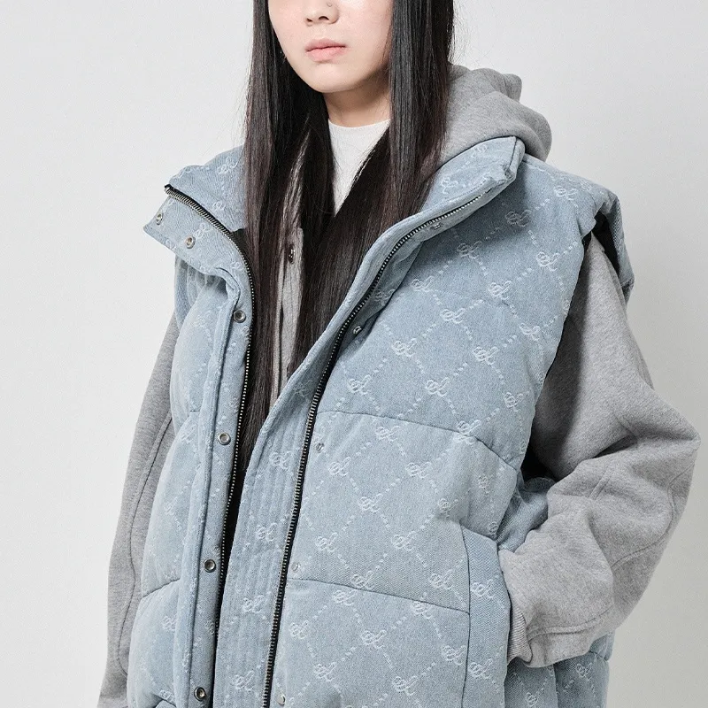 D'zzit Puffer Jackets Women's Blue-2