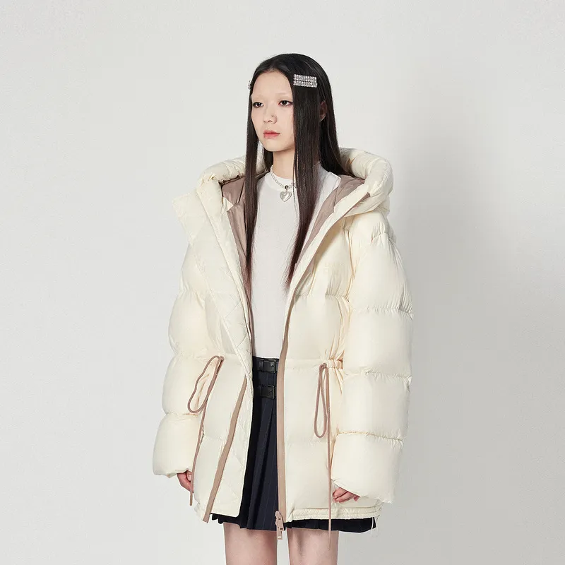 D'zzit Down Jackets Unisex White-2