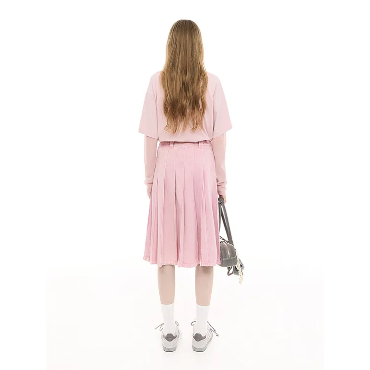 D'zzit Casual Short Skirts Women's Pink-2