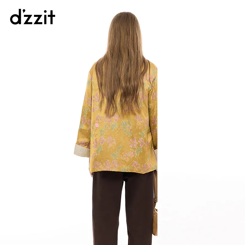 D'zzit Puffer Jacket Women's Yellow-3