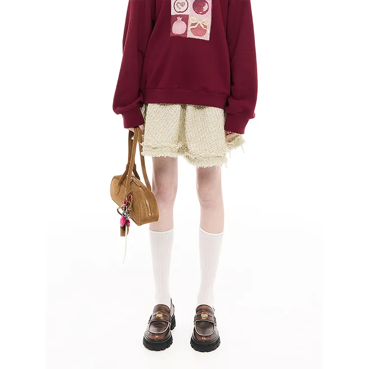 D'zzit Casual Short Skirts Women's Gold-3