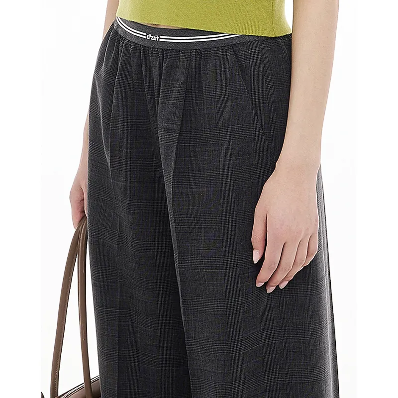 D'zzit Casual Pants Women's Dark Gray-5
