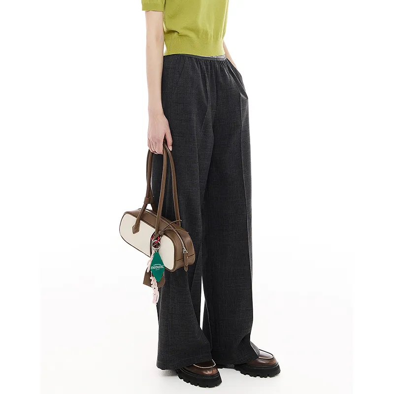 D'zzit Casual Pants Women's Dark Gray-3