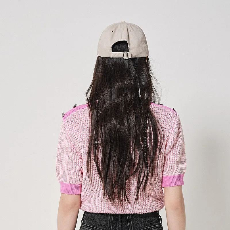 D'zzit Short Sleeved T Shirts Women's Pink-9