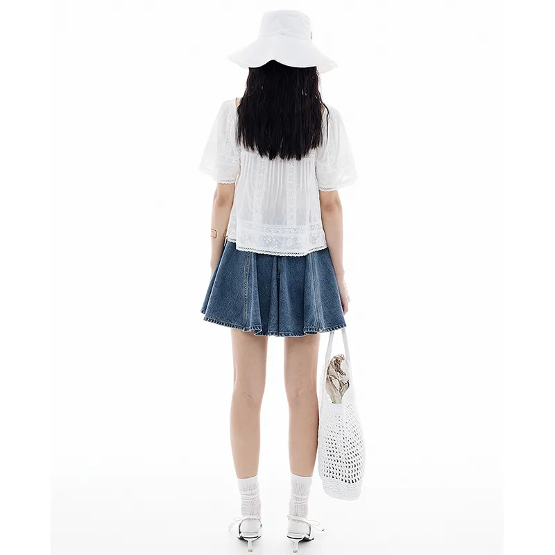 D'zzit Shirts Women's White-3
