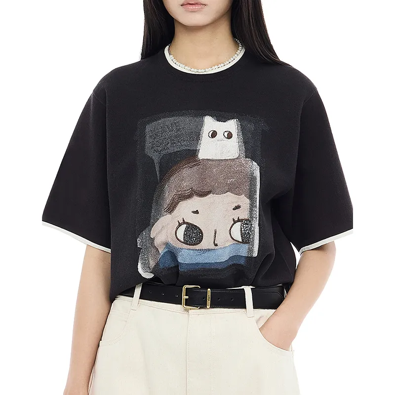 D'zzit D'zzit X POPMART Regular T Shirt Women's-2