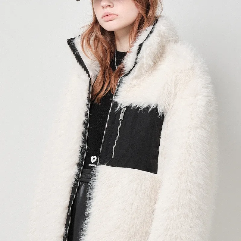 D'zzit Furs Women's Bleached White-3