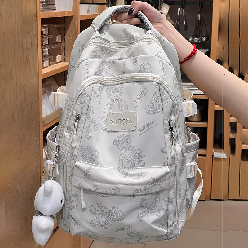 Victorian Traveler Nylon Backpack Regular Unisex Multicolor-9