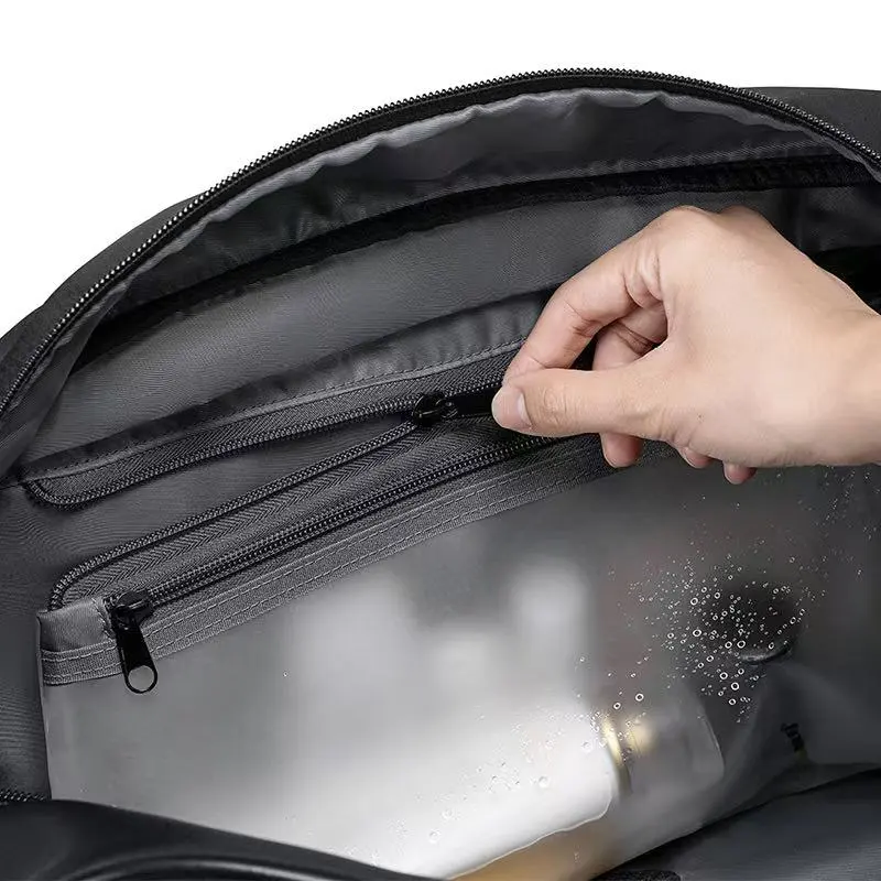 Victorian Traveler Polyester Travel Bag 40L Men's Black-4