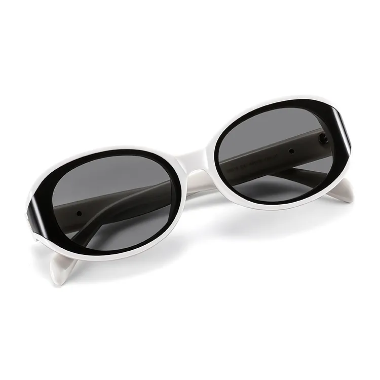 BERTHA TR/Memory Plastic Oval Sunglasses Unisex-7