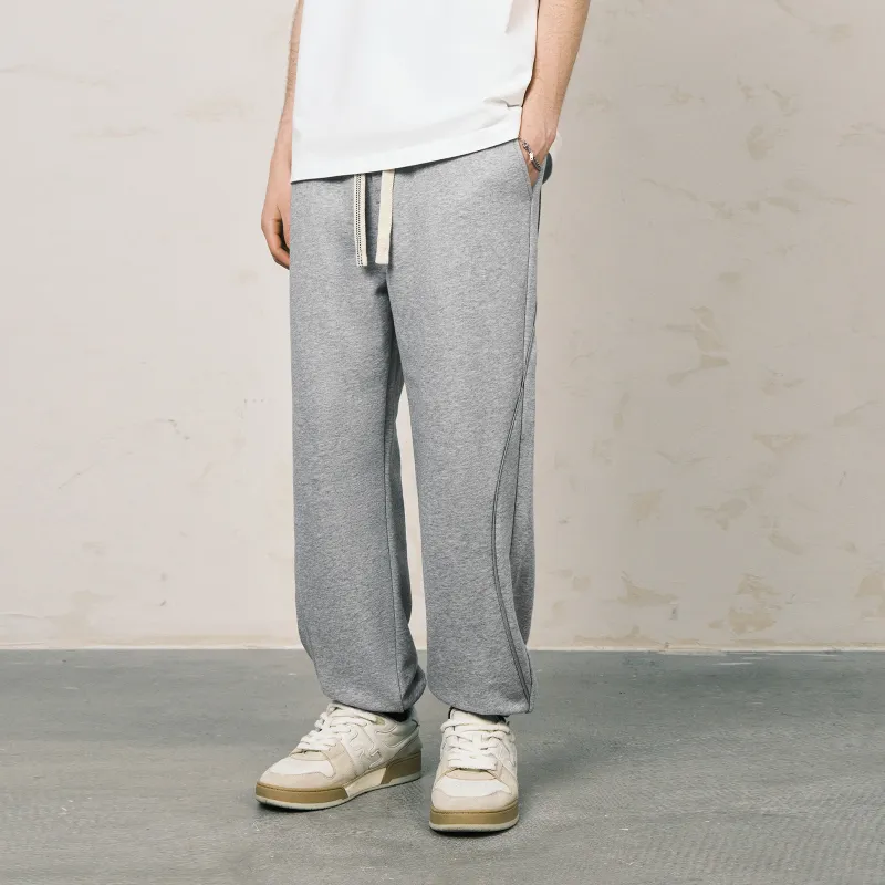 Lilbetter Knitted Sports Pants Men's Gray-2