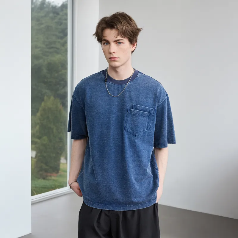 Lilbetter T Shirts Unisex Washed Blue-2