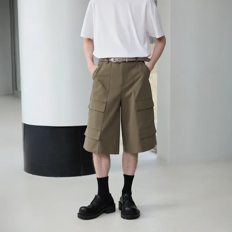Lilbetter Casual Shorts Men Khaki-2