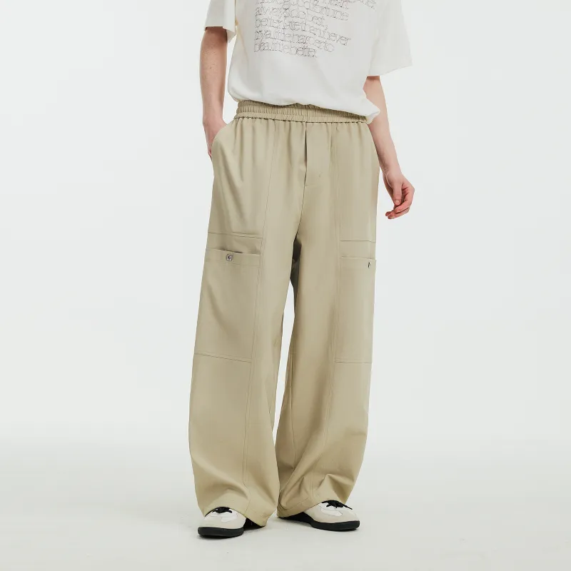 Lilbetter Casual Pants Unisex Khaki-4