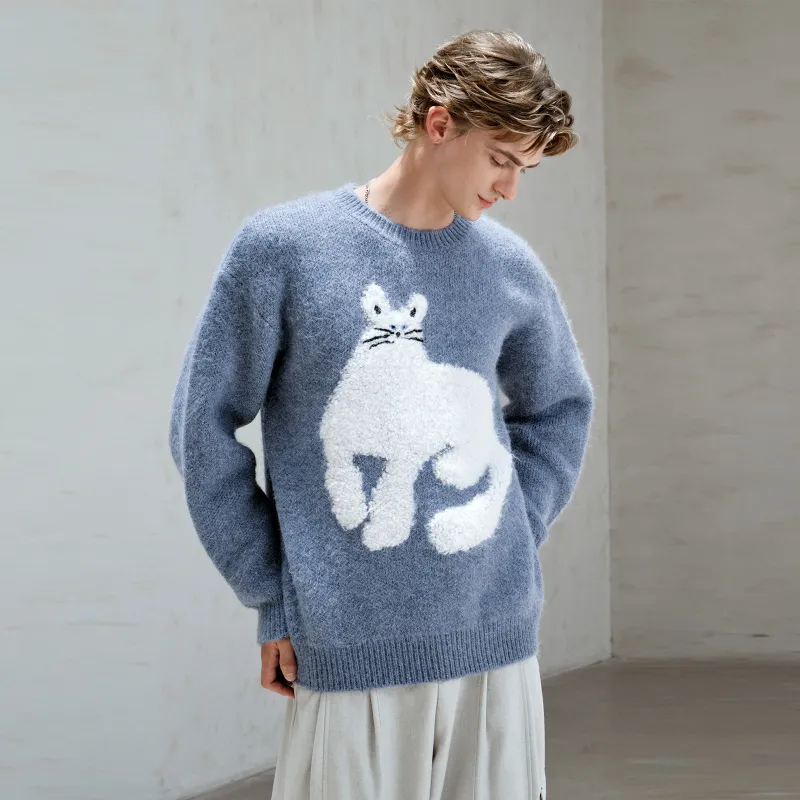 Lilbetter Sweaters Men Blue-4