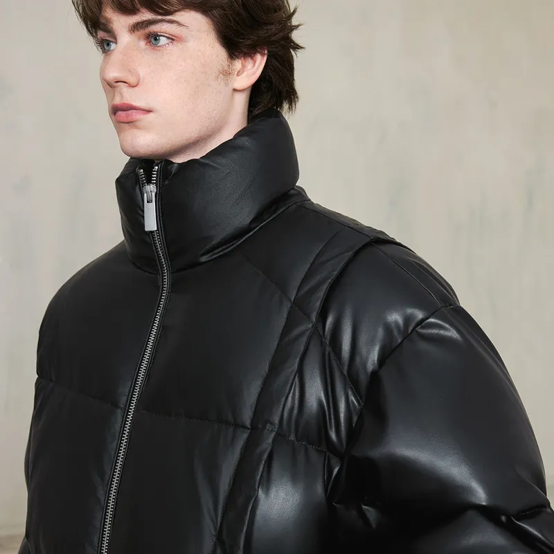 Lilbetter Puffer Jacket Men's Black-5