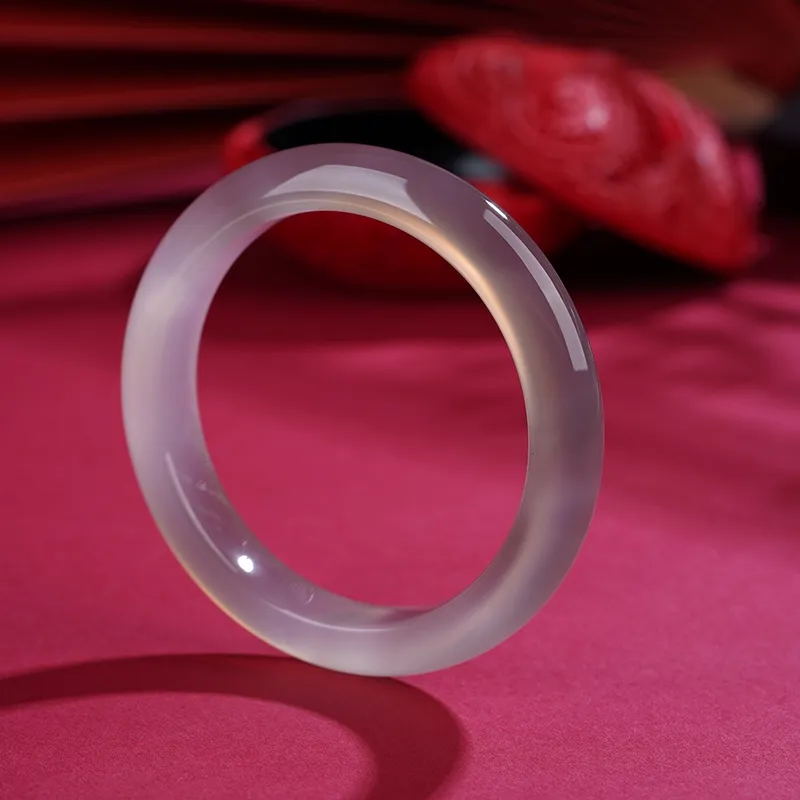 MY WORLD BEGINS AND ENDS WITH YOU Chalcedony Bangles Women's-1