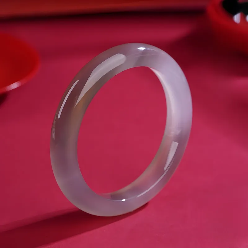 MY WORLD BEGINS AND ENDS WITH YOU Chalcedony Bangles Women's-3