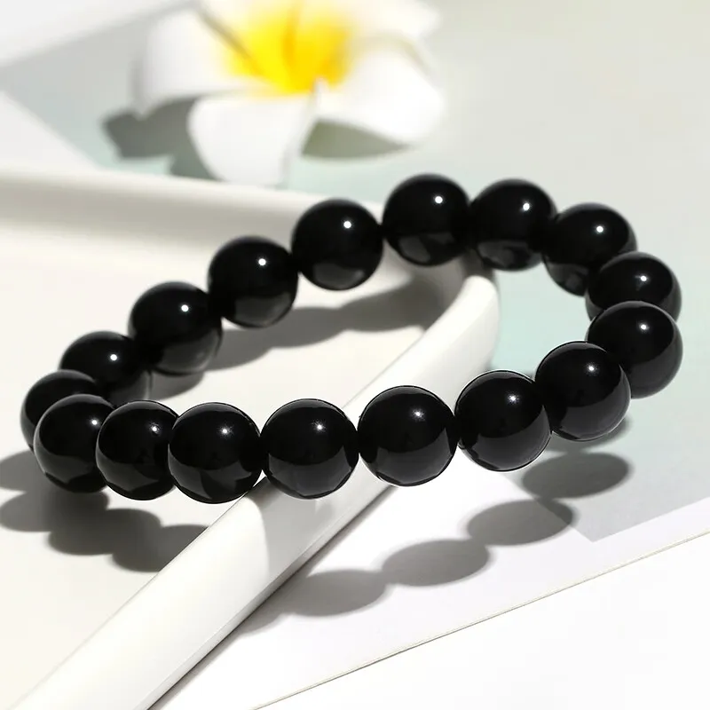 MY WORLD BEGINS AND ENDS WITH YOU Chalcedony Jade Bracelets Unisex-7