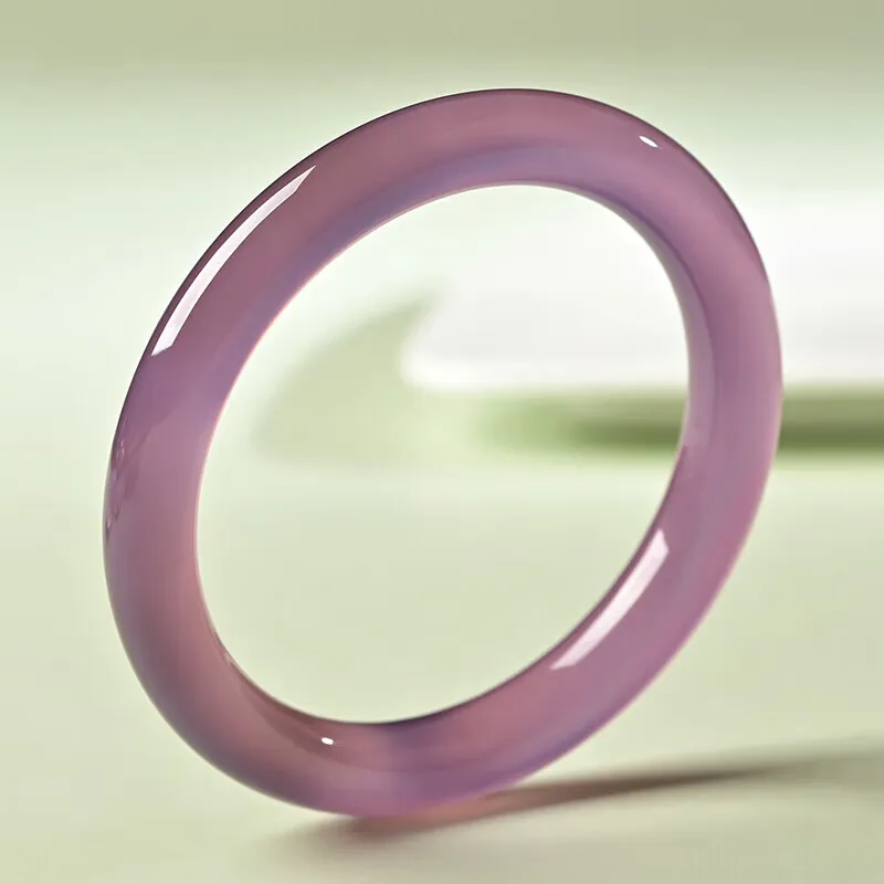 MY WORLD BEGINS AND ENDS WITH YOU Chalcedony Bangles Women's-7